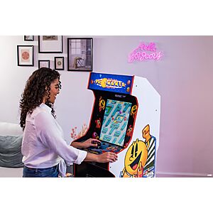 Arcade1Up, Bandai Namco 14-IN-1 Legacy Arcade Game PAC-MANIA Edition with  Licensed Riser 