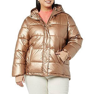   Essentials Women's Heavyweight Long-Sleeve Hooded Puffer  Coat (Available in Plus Size), Black, X-Small : Clothing, Shoes & Jewelry