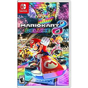Mario Kart 8 Deluxe, Mario Tennis Aces, Mario Golf: Super Rush, & More (Nintendo Switch, Physical) $40 + Free Shipping