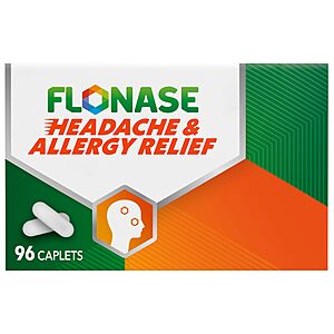 96-Count Flonase Headache and Allergy Relief Caplets $  7.12 w/S&S + Free Shipping w/ Prime or on $  35+