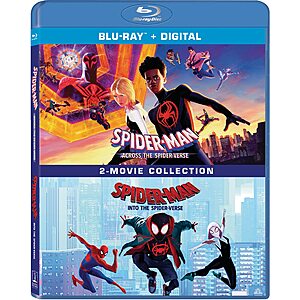 2-Movie Spider-Man: Across the Spider-Verse / Spider-Man: Into the Spider-Verse Multi Feature (Blu-ray + Digital) $  20 + Free Shipping w/ Prime or on $  35+