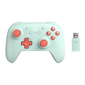 8Bitdo Ultimate 2C Wireless Controller for Windows PC & Android w/ Hall Effect Joysticks & Hall Triggers (Mint) $  25.49 + Free Shipping w/ Prime or on $  35+