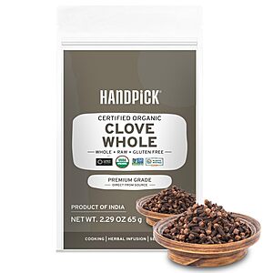 2.3-Oz Handpick Organic Whole Premium Cloves $  6.99 + Free Shipping w/ Prime or on $  35+