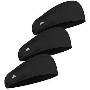3-Pack Tough Headwear Unisex Sports Workout Headbands Athletic Sweat Bands (Black) $8.63 + Free Shipping w/ Prime or on $35+