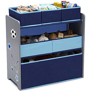 6-Bin Delta Children Design and Store Toy Organizer (Various Colors) $24.90 + Free Shipping w/ Prime or on $35+