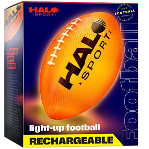 Halo Sport Glow in The Dark Rechargeable Light Up Football $14.99 + Free Shipping w/ Prime or on $35+