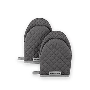 Prime Members: 2-Pack KitchenAid Asteroid Mini Oven Mitt (Charcoal Grey $8.69, Milkshake Tan $9.30, & More) + Free Shipping