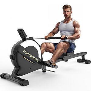 Hartwares Magnetic High Resistance Rowing Machine w/16 Levels & LCD Display (Black) $99.98 + Free Shipping