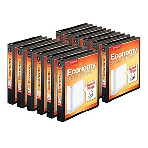 12-Count Cardinal Economy 3-Ring Binders (1