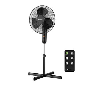 16" Holmes Adjustable Digital Standing Fan w/ 3 Speeds & Remote Control (Black)  $29.99 + Free Shipping w/ Prime or on $35+