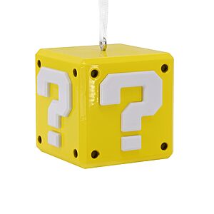 Hallmark Nintendo Super Mario Question Block Metal Christmas Ornament $5.96 + Free Shipping w/ Prime or on $35+