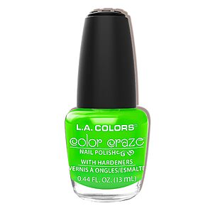 0.44-Oz L.A. Colors Color Craze Nail Polish (Various Colors) $0.93 w/S&S+ Free Shipping w/ Prime or on $35+