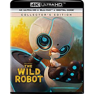 The Wild Robot Collector's Edition (4K Ultra HD + Blu-ray + Digital)  + Free Shipping