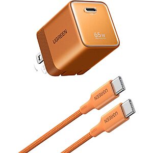 Prime Members: UGREEN Nexode Air 65W USB C Charger w/ 100W Cable $23.75 + Free S&H