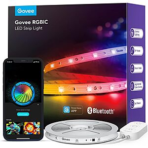 16.4' Govee RGBIC Bluetooth LED Strip Lights