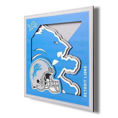 12" x 12" YouTheFan NFL 3D Logo Series Wall Art (Select Teams) $12 + Free Shipping w/ Prime or on $35+
