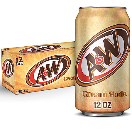 12-Pack 12-Ounce A&W Cream Soda $4.75 w/S&S + Free Shipping w/ Prime or on $35+