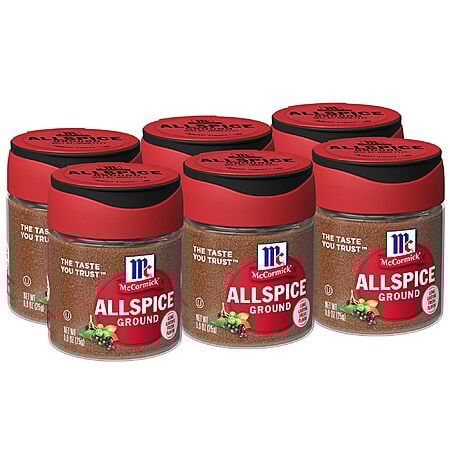 6-Pack 0.9-Ounce McCormick Ground Allspice $5.95 + Free Shipping w/ Prime or on $35+