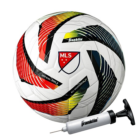 Franklin Sports MLS Tornado Youth Soccer Ball w/ Air Pump (Size 3, Multicolor) $9.69 + Free Shipping w/ Target 360, Circle Card, or on $35+