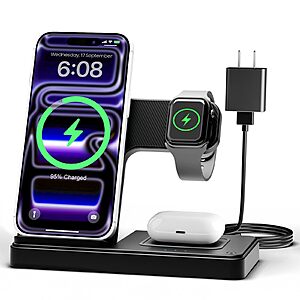 GETPALS Wireless Charger iPhone Charging Station for Apple Multiple Devices