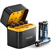 Mupoer Rechargeable AA Batteries Lithium with Charger-8 Pack 1.5V 3000mWh $12.99