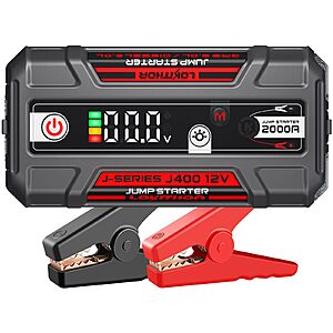 Prime Members: LOKITHOR J400 2000A 12V Portable Lithium Jump Starter .45 + Free Shipping
