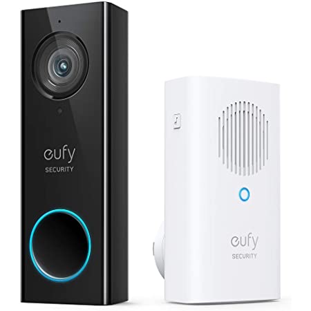 eufy Security, Wi-Fi Video Doorbell,2K Resolution, Requires Existing Doorbell Wires $105.46
