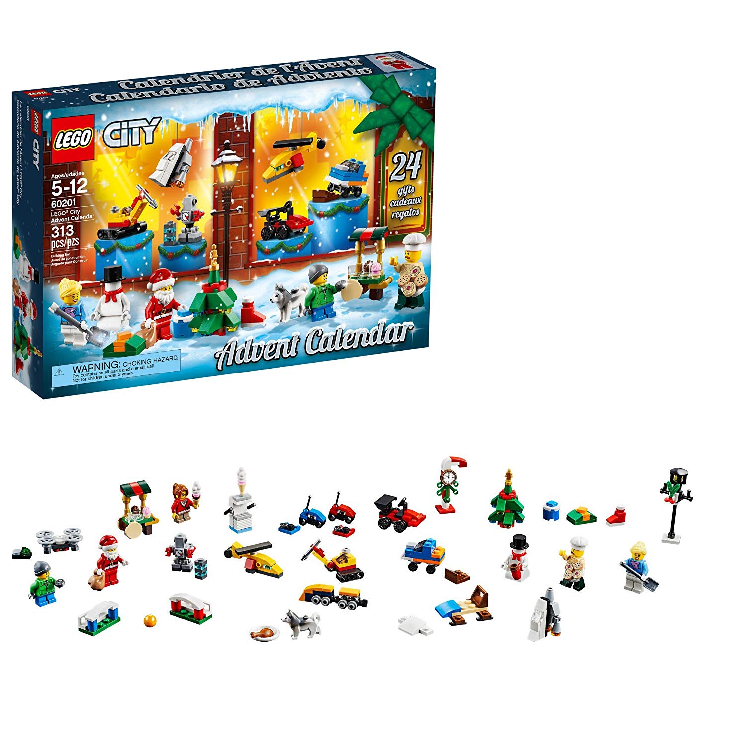 LEGO City Advent Calendar 60201– 313 pcs $20.94