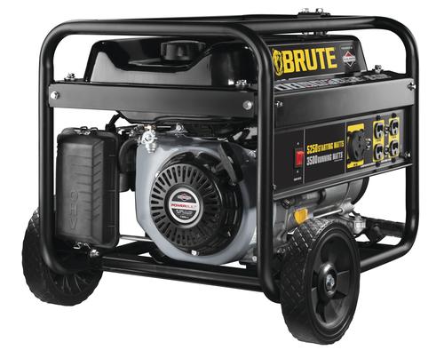 Brute 5,250W Peak/3,500W Running Portable Generator at Menards $299 AR B&M YMMV