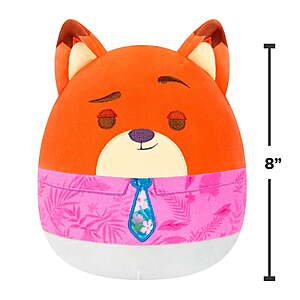 8" Squishmallows Original Disney’s Zootopia 2 Nick Wilde Plush $3.02 + Free Shipping w/ Walmart+ or on orders over $35