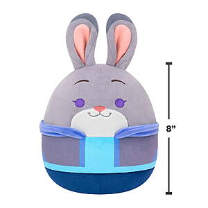 8" Squishmallows Original Disney’s Zootopia 2 Judy Hopps Plush $3.04 + Free Shipping w/ Walmart+ or on orders over $35