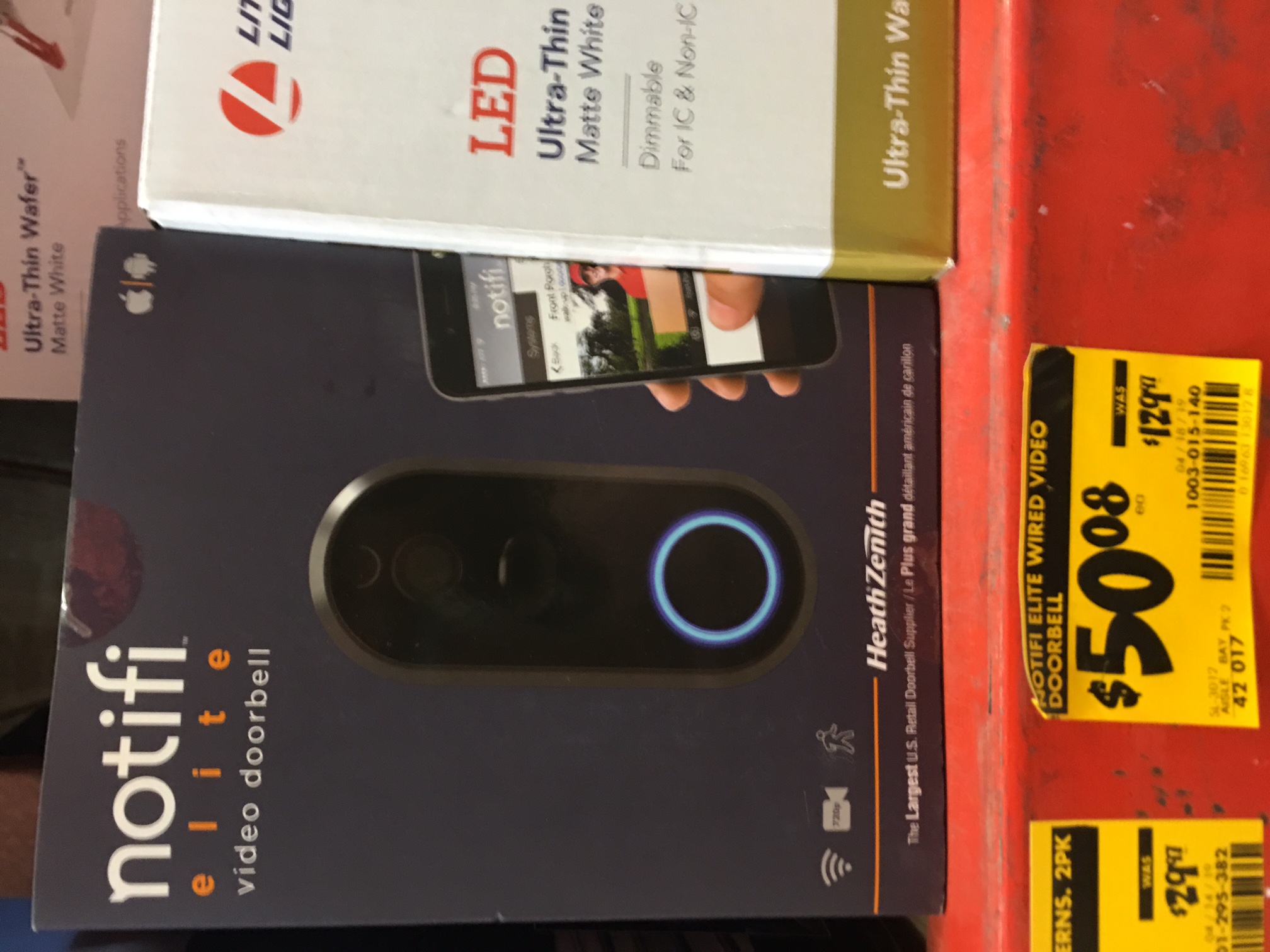 Notifi Elite Video Door Bell 50 08 Home Depot B M Ymmv