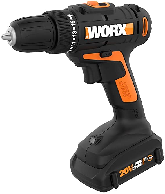 Worx 20v Cordless Drill with battery and charger, 25% off, now $41.19