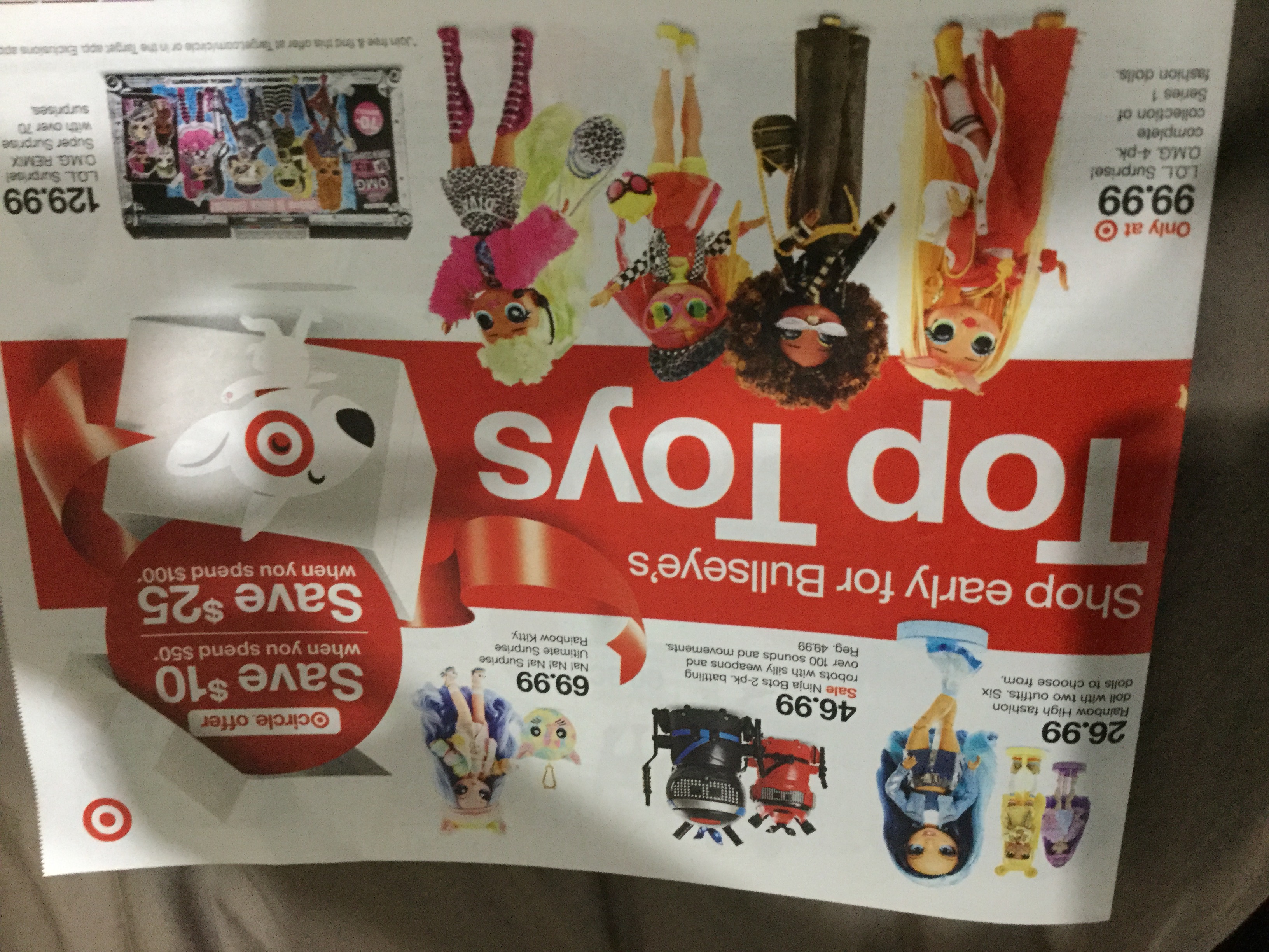 target 25 off 100 toys