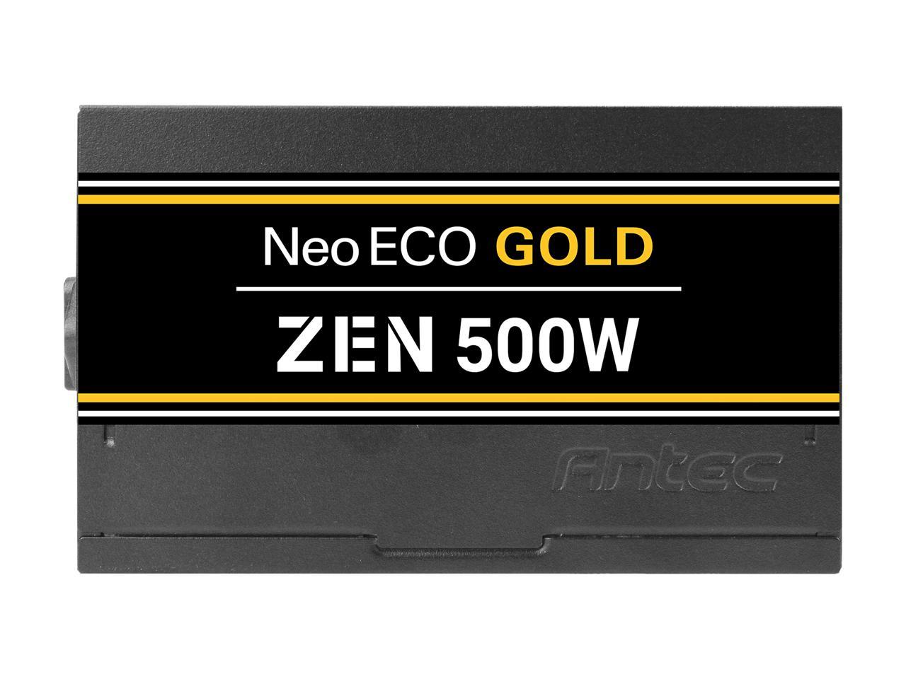 500W Antec NeoECO Gold Zen NE500G 80+ Gold Power Supply @Newegg (AR) $60 $59.99