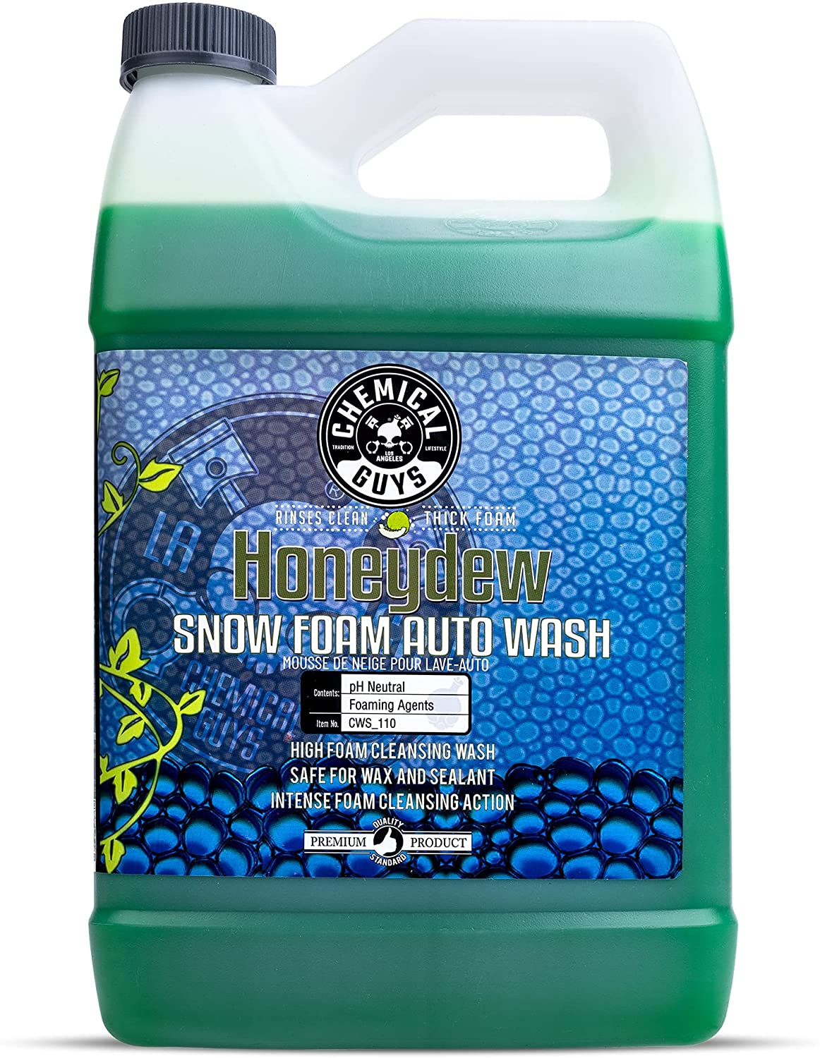 Chemical Guys Honeydew Snow Foam Car Wash Soap (Works with Foam Cannons, Foam Guns or Bucket Washes), 1 Gallon, $20.91 Free Shipping with Prime at Amazon