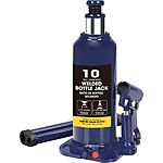 BIG RED 10 Ton Torin Welded Hydraulic Car Bottle Jack for Auto Repair $21.74
