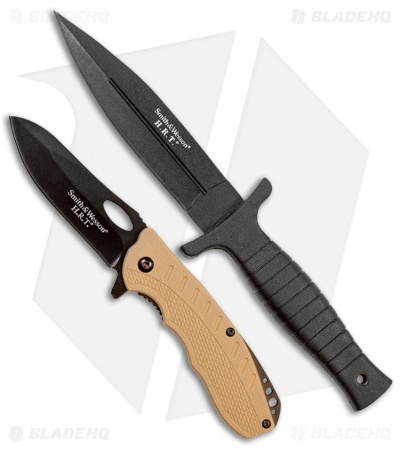 BladeHQ Daily Deal: Smith & Wesson On Duty Off Duty H.R.T. 2 Piece Knife Combo Set - $16.99 Free Shipping (+tax in some states)