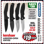 Kershaw OSO Sweet 3.1&quot; 8Cr13Mov Speedsafe flipper folding knife $19 +shipping or in-store w/coupon code @ Big 5 Sporting Goods