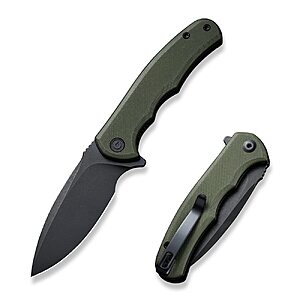 CIVIVI Mini Praxis 3" blade folding knife,black or green handle,various Walmart/Amazon/Knife Center,$29.74