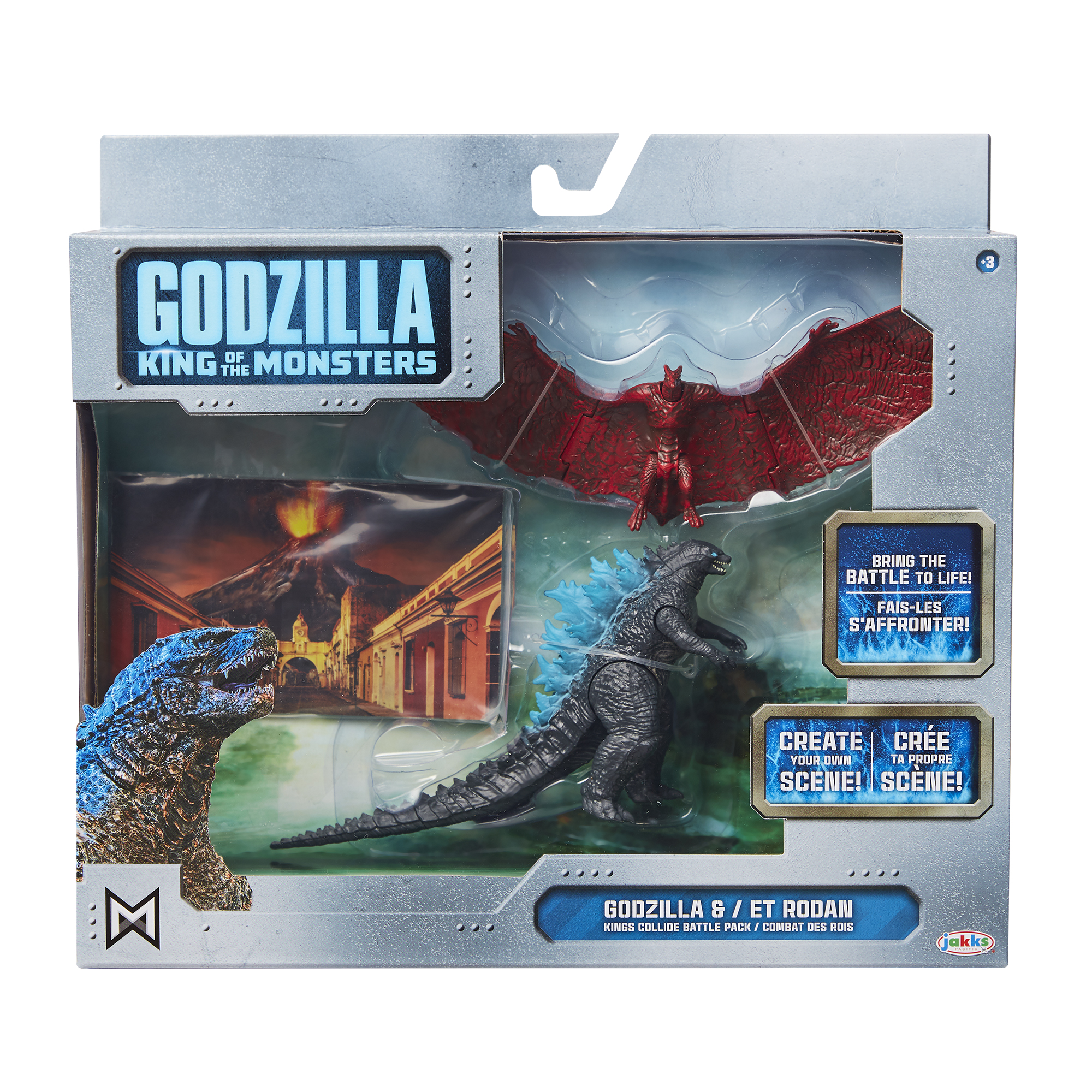 godzilla king of monsters 6 inch figure pack featuring king ghidorah