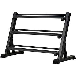Dumbbell Rack, Adjustable Dumbbells Storage Rack 3 Tier Hex 1100lb Weights Rack Holder Home Gym Storage Organizer $86 FS @ Walmart