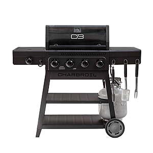 Charbroil Gas Grill,Performance Series FlavorMax 4 Burner Grill with Side Burner,Black $247 FS @ Walmart
