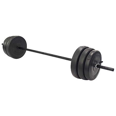 BalanceFrom Vinyl Standard Weight Set with 5ft 1" bar in Black, 100 lbs. $55 FS @ Walmart