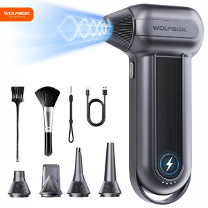 WOLFBOX MF100 Rechargeable Air Duster Cleaner 150000RPM 3-Gear Cordless for PC $61.19