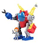 Rusty Rivets, Mechsuit, Snap ‘n’ Build Construction with Lights, Sounds, and Rusty Figure, $6.99