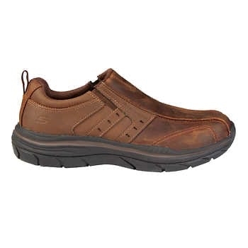 Costco Skechers Men’s Wide Width Leather Slip On - $29.97 or less