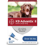 K9 Advantix II Flea and Tick Prevention 6-Pack