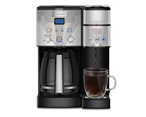 Cuisinart SS-15P1 Coffeemaker and Single-Serve Brewer Coffee Center, 12-Cup Glass, Stainless Steel $133.99