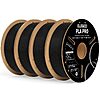 4x 1kg Rolls of ELEGOO PLA PRO Filament, Black or White $44.17, PLA+ Lightning Deal $41.61 w/ Prime Shipping